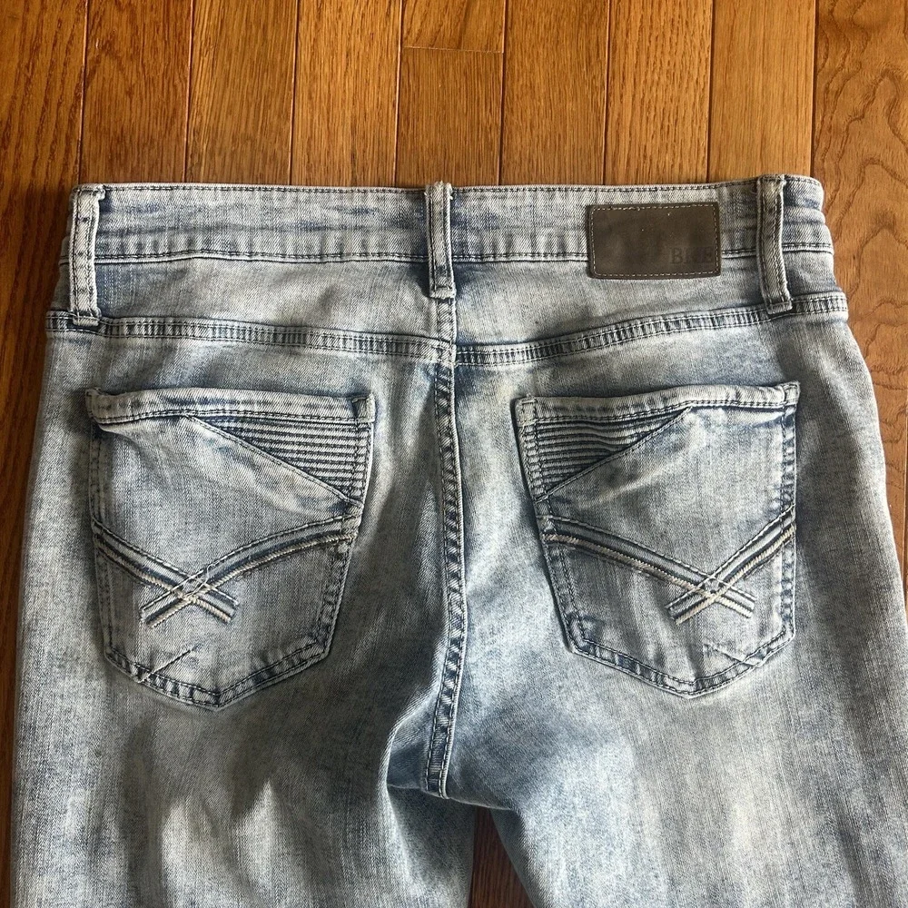 BKE Mason‎ Jeans Mens 32x30 (Actual 32x29) Light Blue Straight Stretch FLAWS